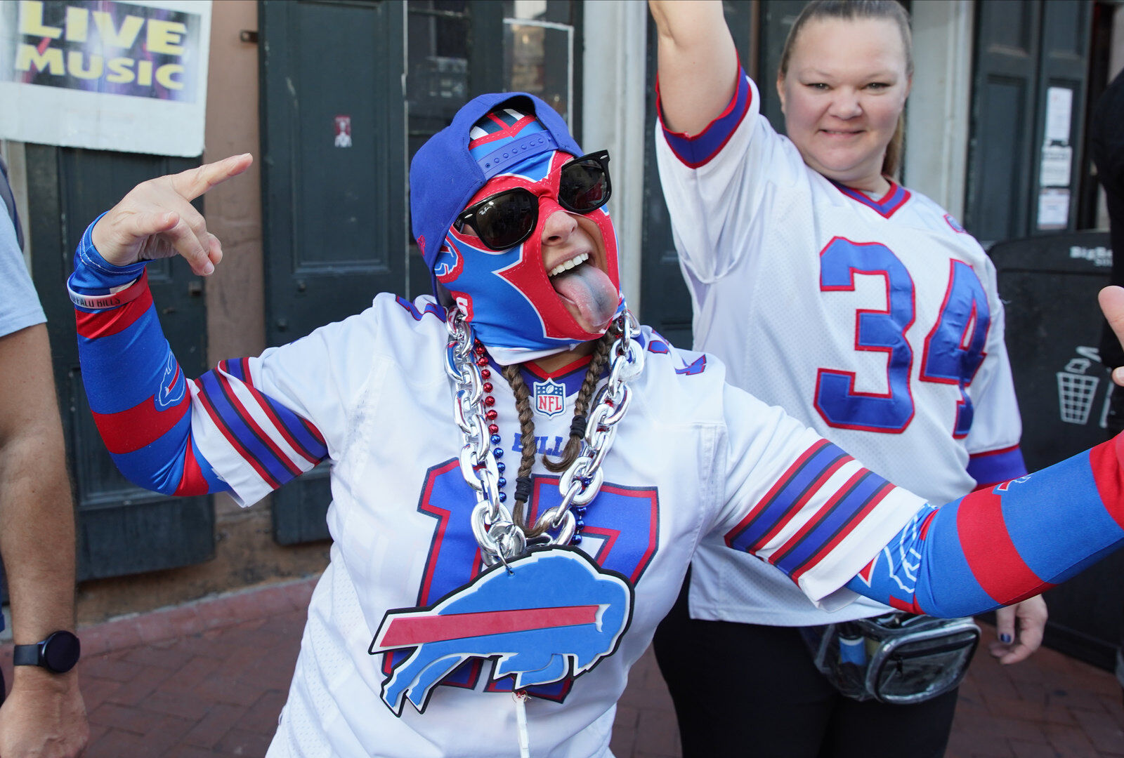 Buffalo Bills packers of NOLA Takeover Parade